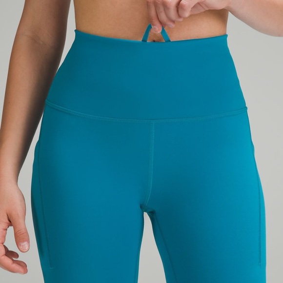 Lululemon Swift Speed High-Rise Tight 28"in Turquoise Tide Sz. 6 *Pockets - Picture 2 of 12
